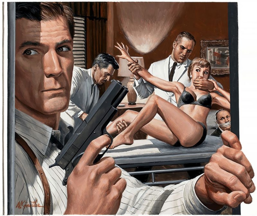 A rattling mix: spies, beauties, Nazis and heroes in stunning illustrations by Mort Kunstler A rattling mix: spies, beauties, Nazis and heroes in stunning illustrations by Mort Kunstler