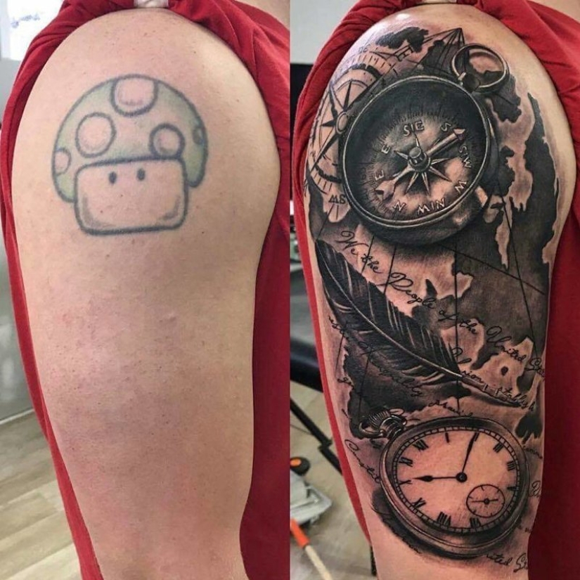 A second chance: 20 examples of ceilings of the old tattoo