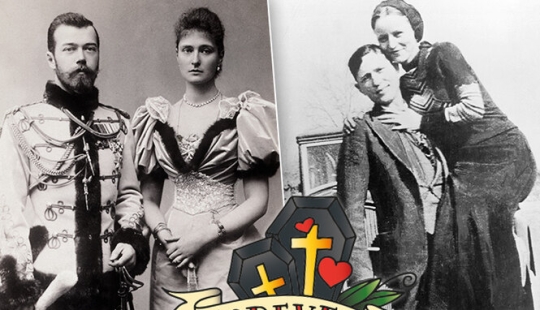 A tale with a sad ending: star couples in which lovers died together