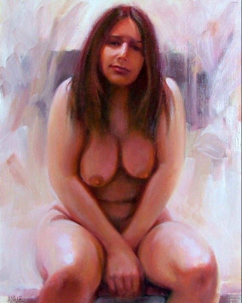 Acuarelas eróticas de Paulina Adair