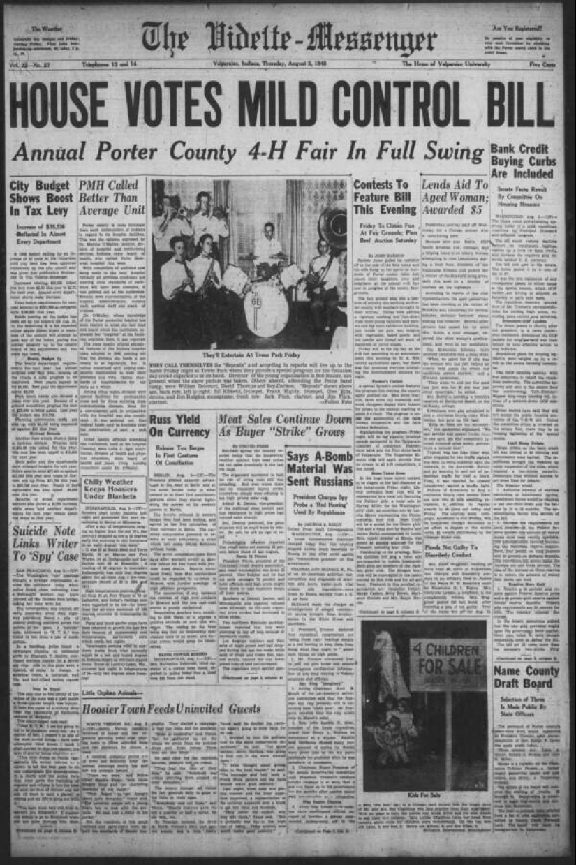 Advertisement for the sale of children: the history of a photograph from the USA in 1948, which is considered staged