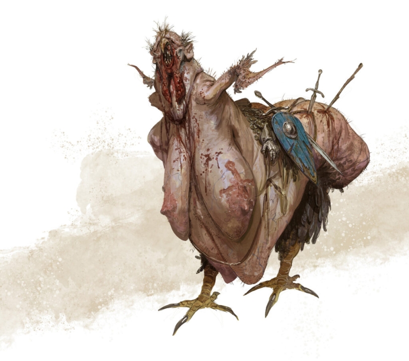 Aesthetics of the disgusting: infernal monsters by artist Filipe Paluso