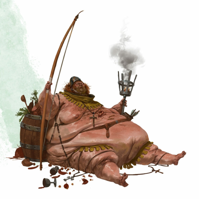 Aesthetics of the disgusting: infernal monsters by artist Filipe Paluso