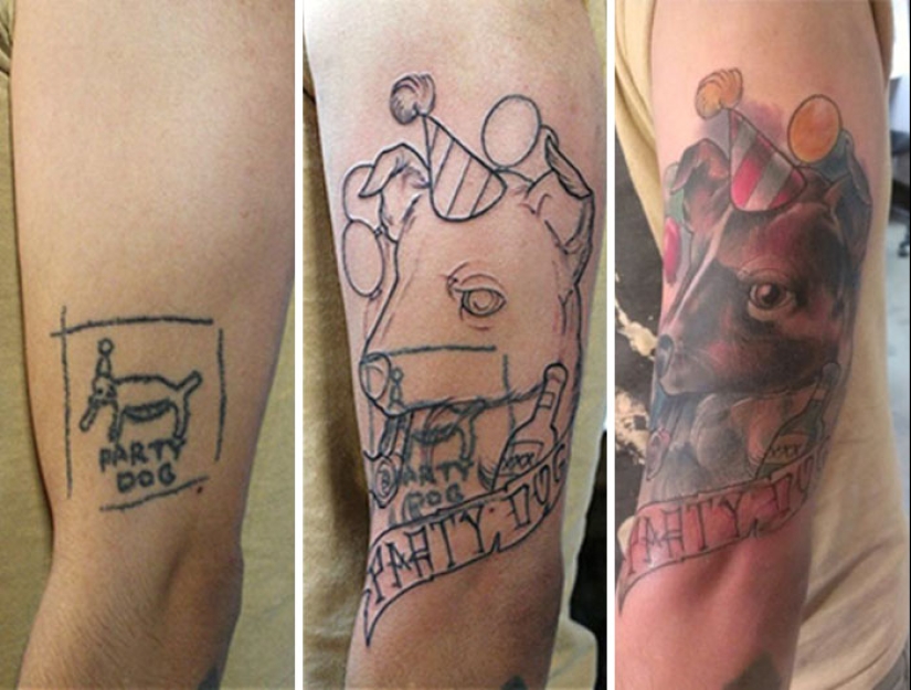 All is not lost: brilliant examples of correcting unsuccessful tattoos