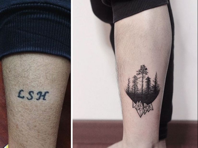 All is not lost: brilliant examples of correcting unsuccessful tattoos