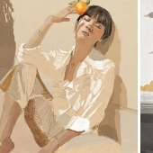 Ambiente soleado del artista Tito Merello Vilar