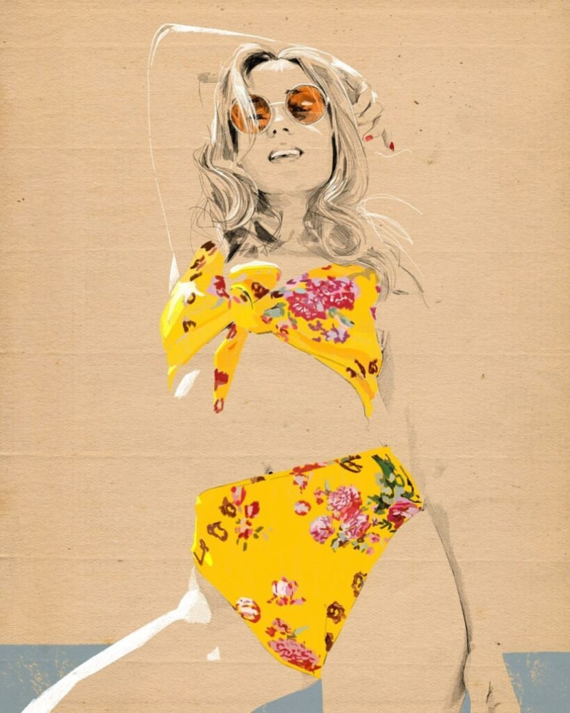 Ambiente soleado del artista Tito Merello Vilar
