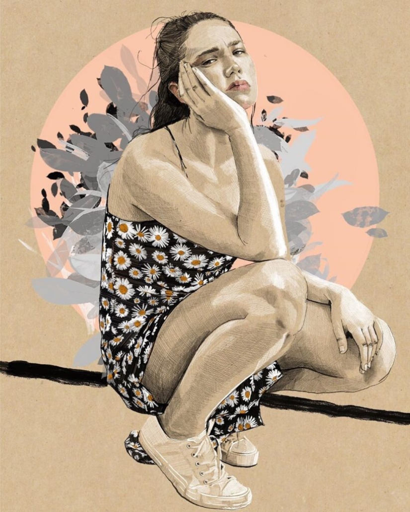 Ambiente soleado del artista Tito Merello Vilar