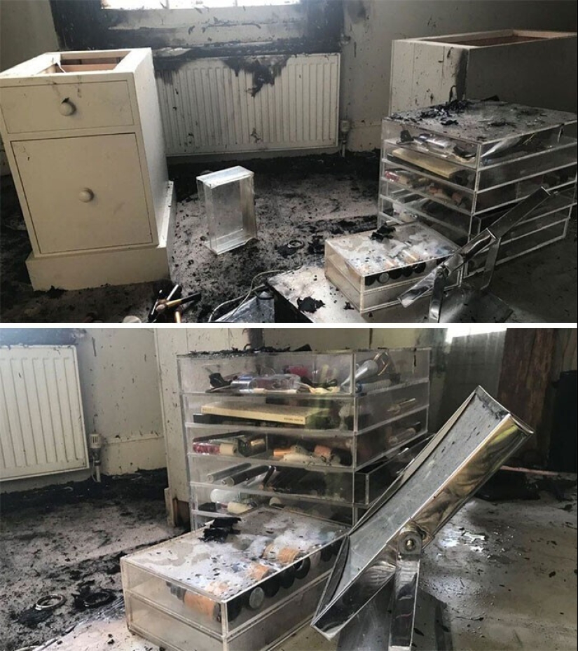 Amenaza efecto de lente: 18 casos, cuando un aparentemente inofensivo elementos a la causa del incendio