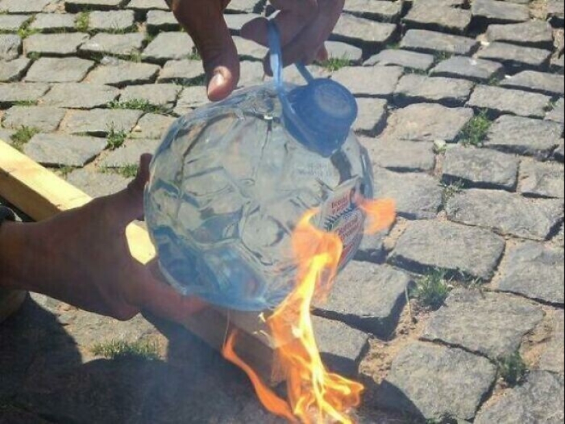 Amenaza efecto de lente: 18 casos, cuando un aparentemente inofensivo elementos a la causa del incendio