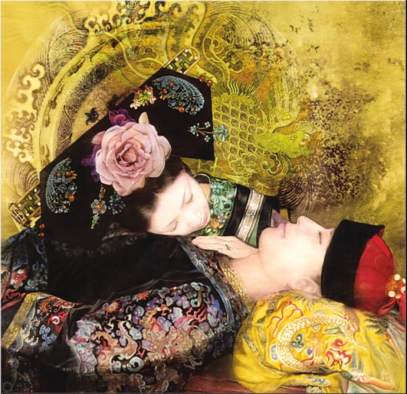 "Amor en el aire en la Ciudad Prohibida": Impresionantes pinturas del artista taiwanés Der Jen "Amor en el aire en la Ciudad Prohibida": Impresionantes pinturas del artista taiwanés Der Jen