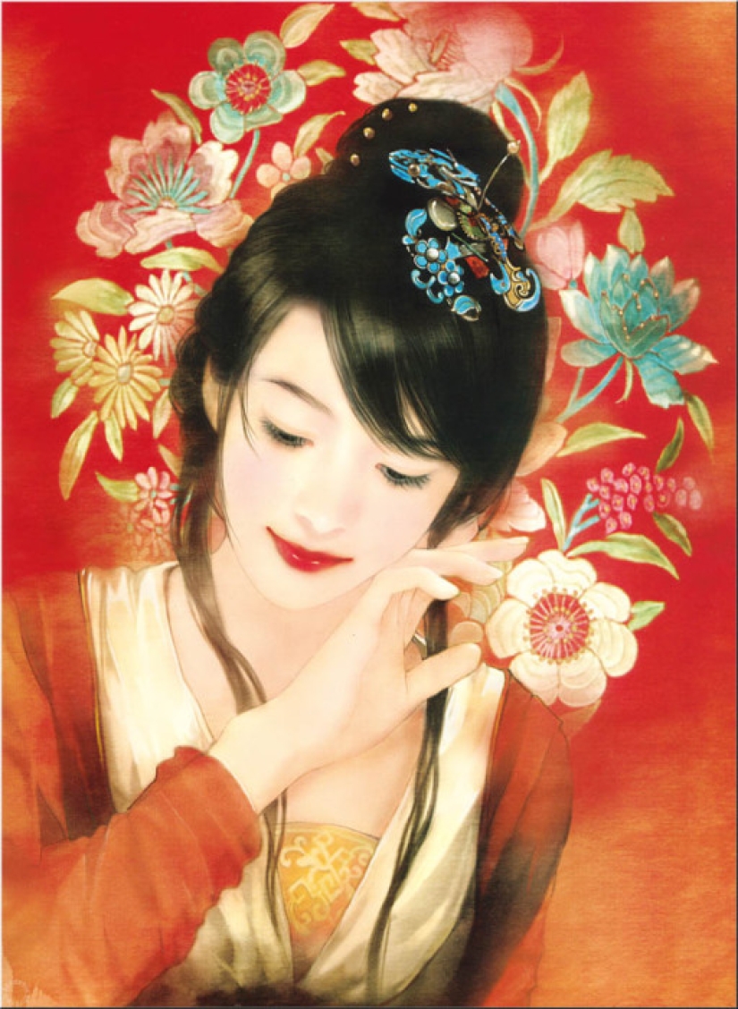 "Amor en el aire en la Ciudad Prohibida": Impresionantes pinturas del artista taiwanés Der Jen "Amor en el aire en la Ciudad Prohibida": Impresionantes pinturas del artista taiwanés Der Jen