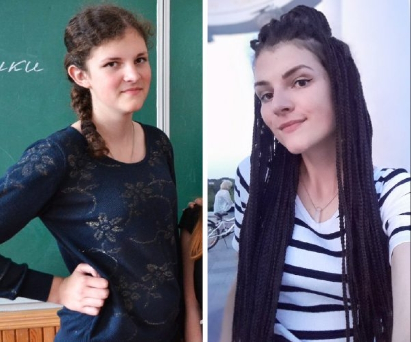 And the girl has matured: 22 girls have shown that they have changed in just a few years