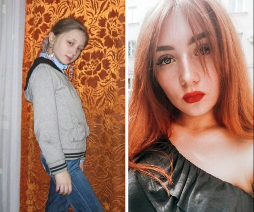 And the girl has matured: 22 girls have shown that they have changed in just a few years