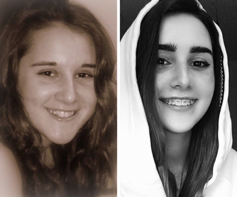 And the girl has matured: 22 girls have shown that they have changed in just a few years