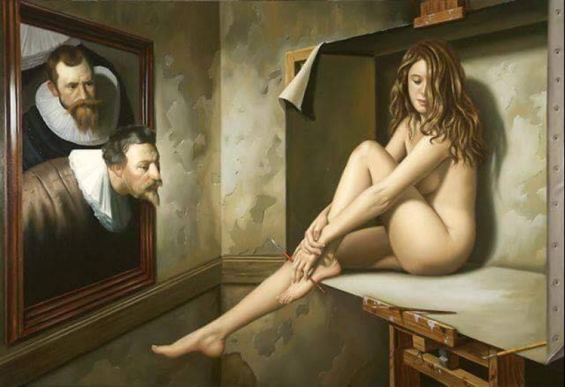 Angelic and earthly in the paintings of the surrealist artist Juan Medina Angelic and earthly in the paintings of the surrealist artist Juan Medina