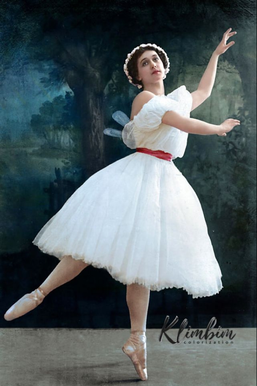 Anna Pavlova and other beauties of Tsarist Russia in colorized archival photos