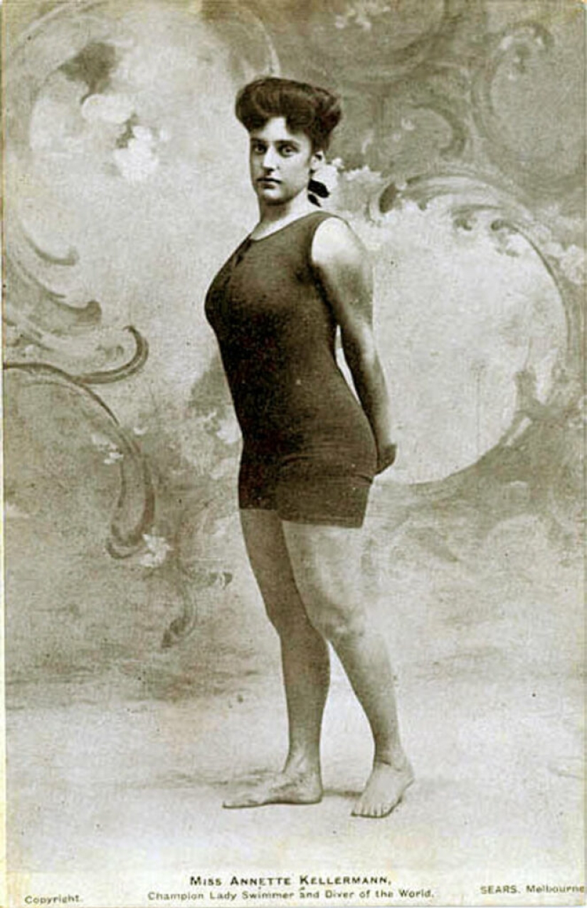 Annette Kellerman: nadadora que batió récords y la primera actriz de cine en aparecer desnuda