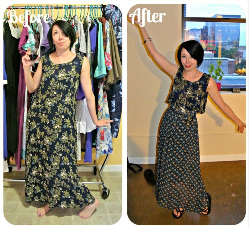Antes y después: sorprendentes transformaciones de la ropa de segunda mano