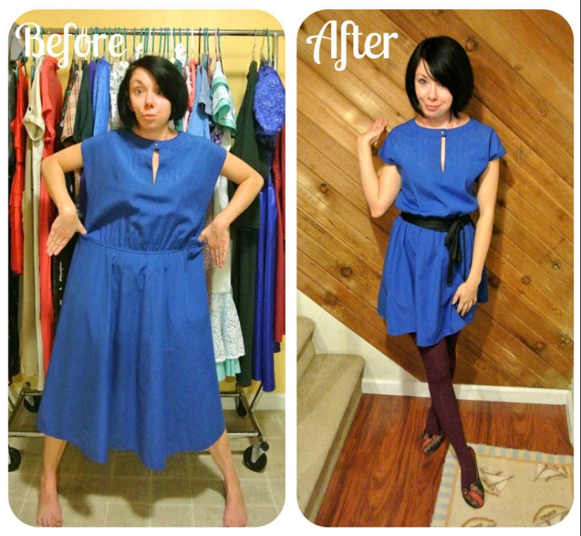 Antes y después: sorprendentes transformaciones de la ropa de segunda mano
