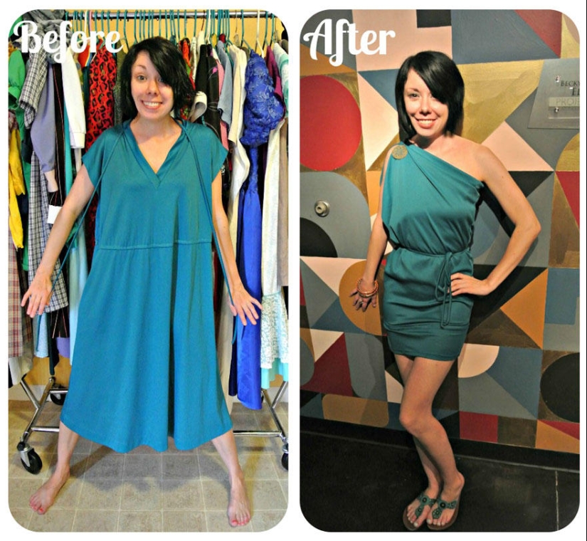 Antes y después: sorprendentes transformaciones de la ropa de segunda mano