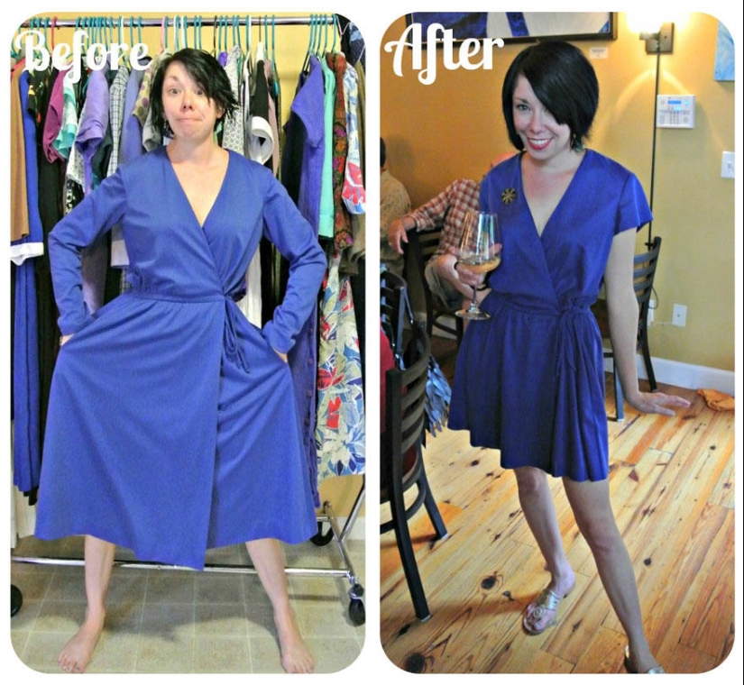 Antes y después: sorprendentes transformaciones de la ropa de segunda mano