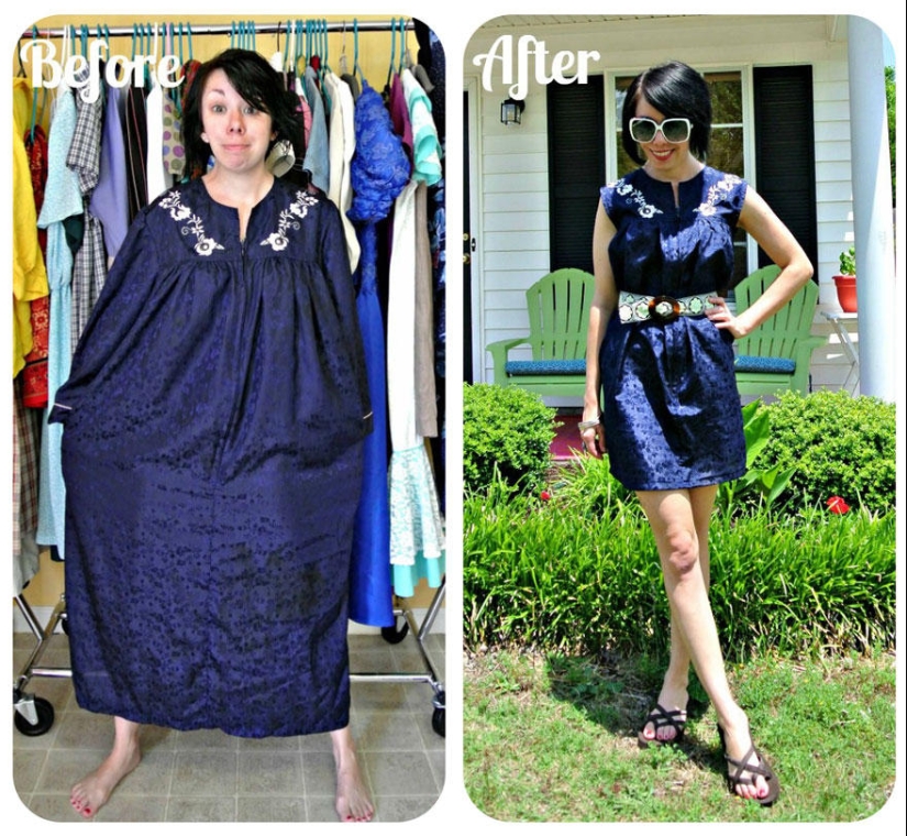 Antes y después: sorprendentes transformaciones de la ropa de segunda mano