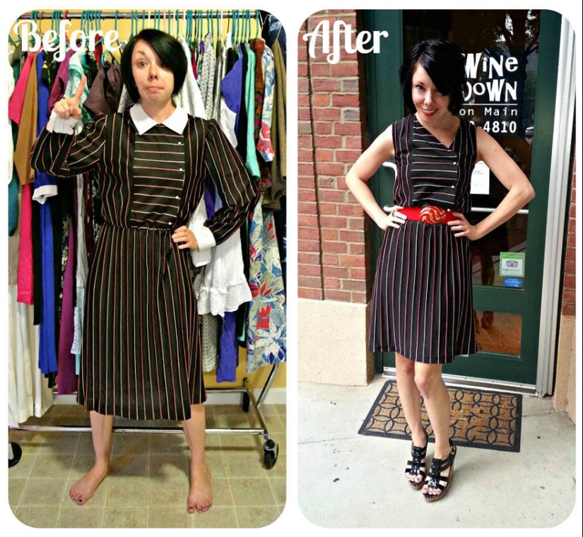 Antes y después: sorprendentes transformaciones de la ropa de segunda mano