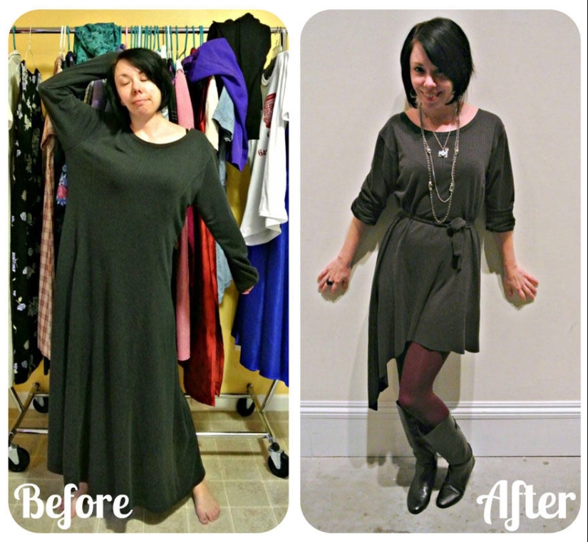 Antes y después: sorprendentes transformaciones de la ropa de segunda mano
