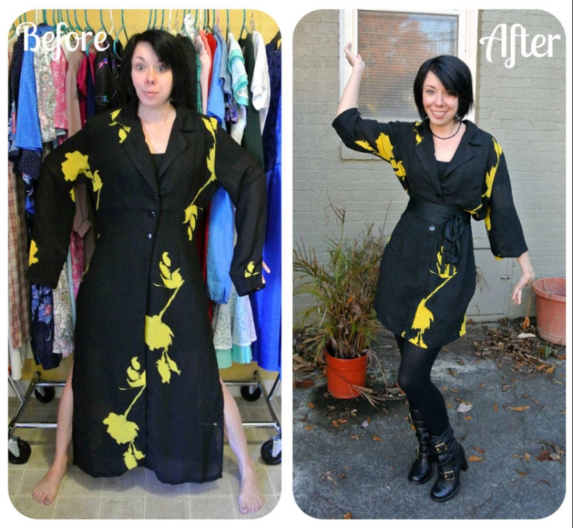 Antes y después: sorprendentes transformaciones de la ropa de segunda mano