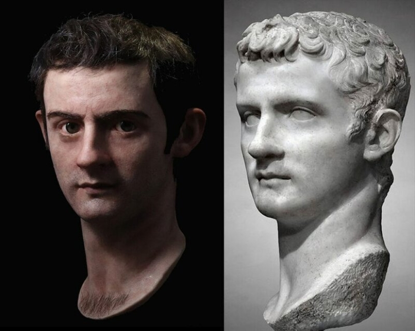 Aquí es cómo realmente se veía como el cruel Emperador Calígula
