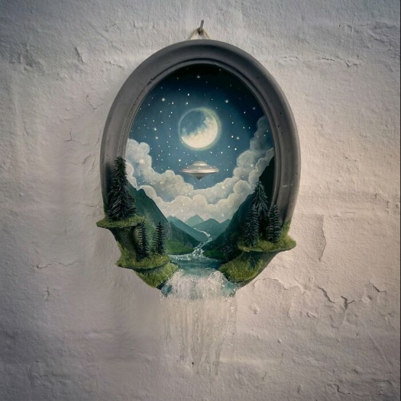 Artist Builds Fantastical Dioramas That Look Straight Out Of A Sci-Fi Fairytale
