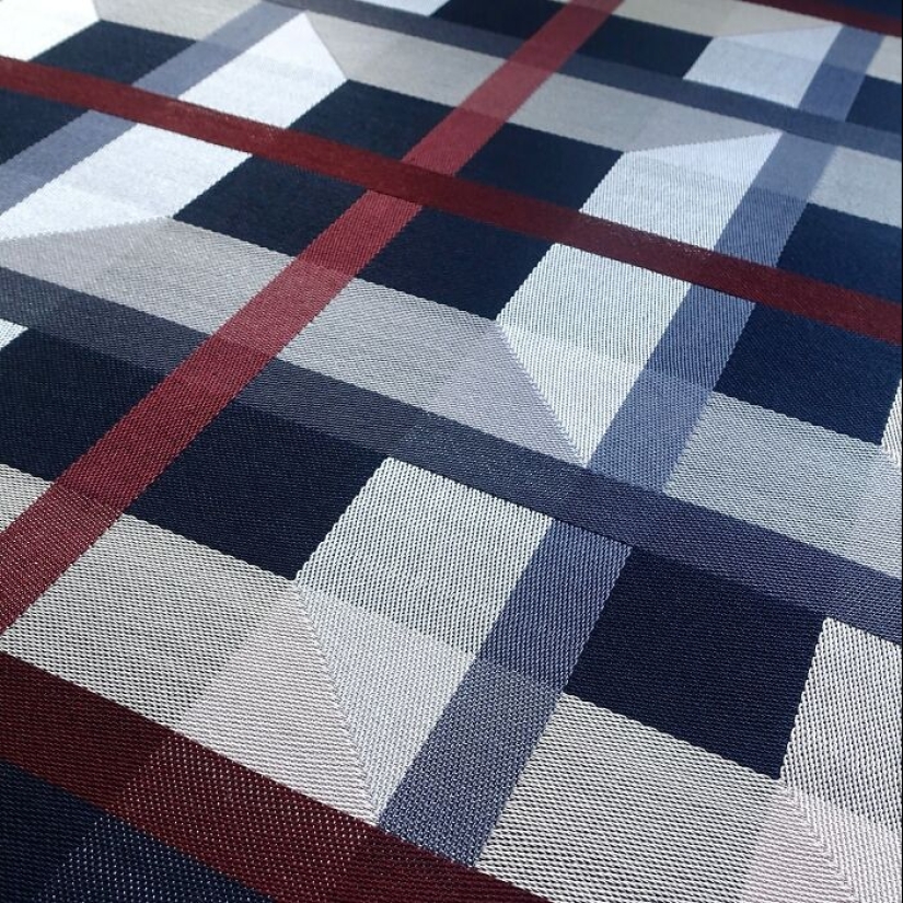 Artist Crafts Hypnotic Geometric Textiles That Appear 3D