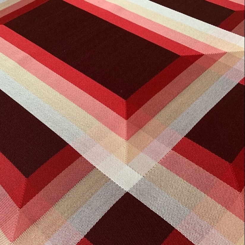 Artist Crafts Hypnotic Geometric Textiles That Appear 3D