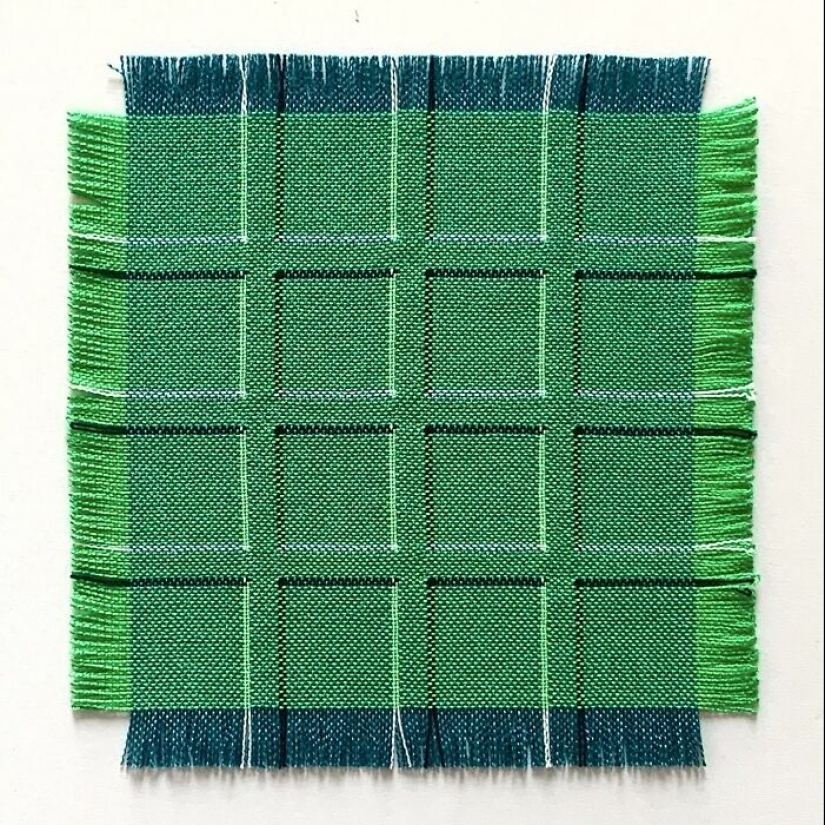 Artist Crafts Hypnotic Geometric Textiles That Appear 3D