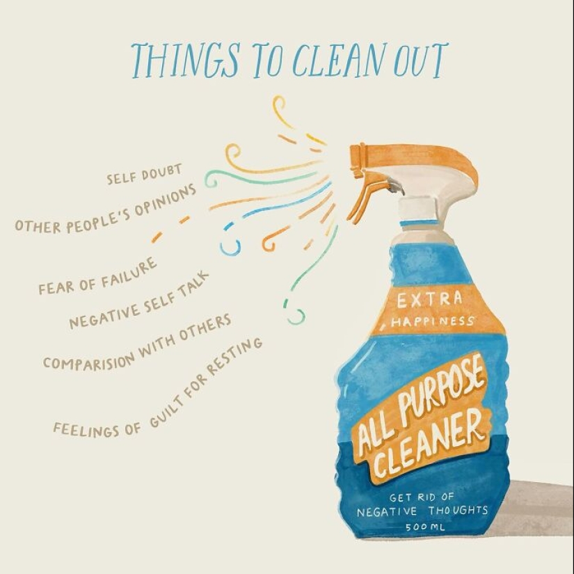Artist Creates Uplifting Illustrations For Mental Wellness And Positivity