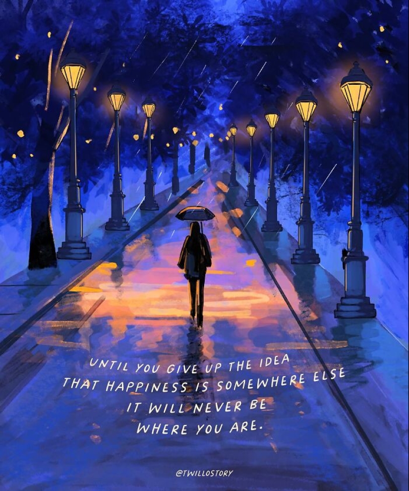Artist Creates Uplifting Illustrations For Mental Wellness And Positivity