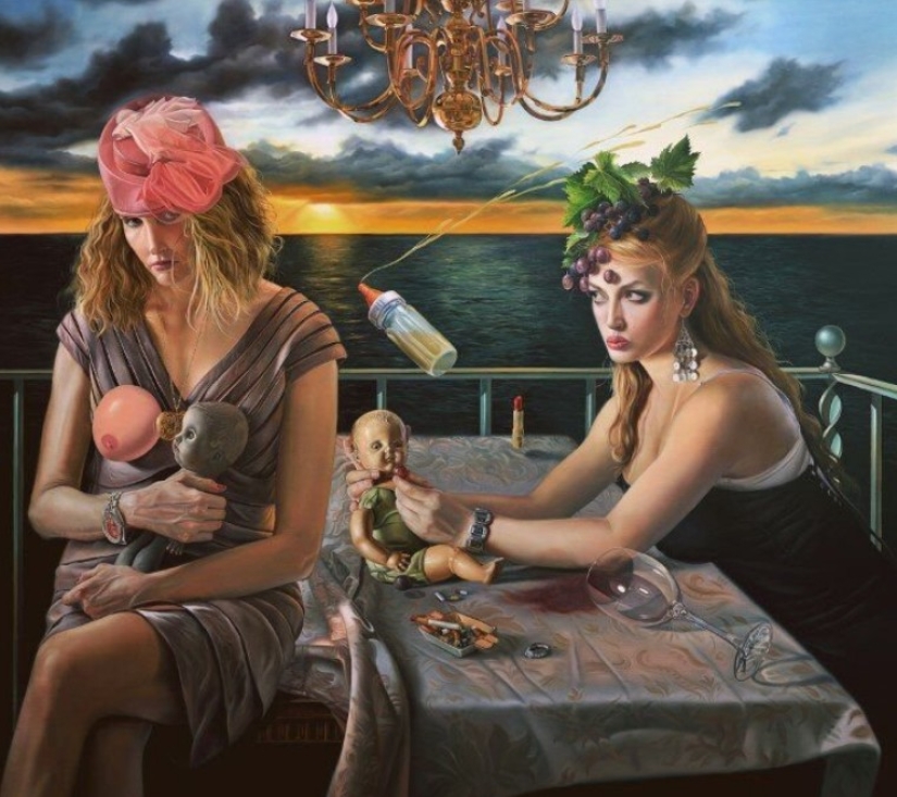 Artist David Bowers and his beautiful, but cruel truth of life