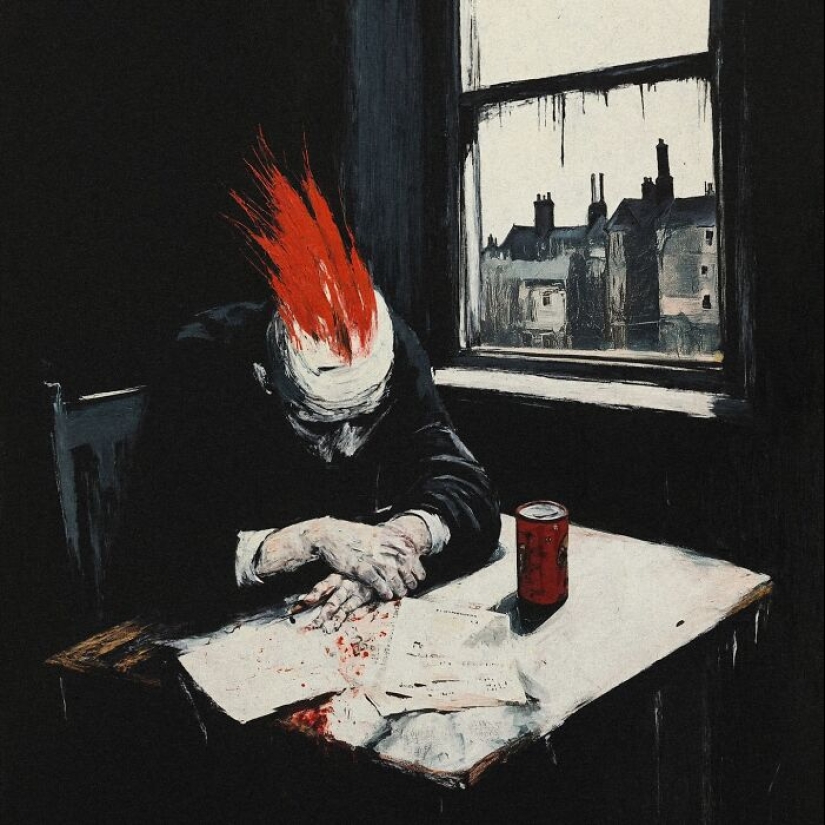Artist Paints Dark And Creepy Scenes Inspired By Industrial Decay And Folklore