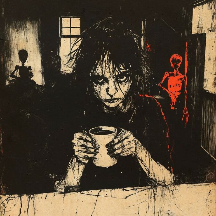 Artist Paints Dark And Creepy Scenes Inspired By Industrial Decay And Folklore