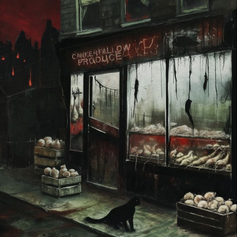 Artist Paints Dark And Creepy Scenes Inspired By Industrial Decay And Folklore
