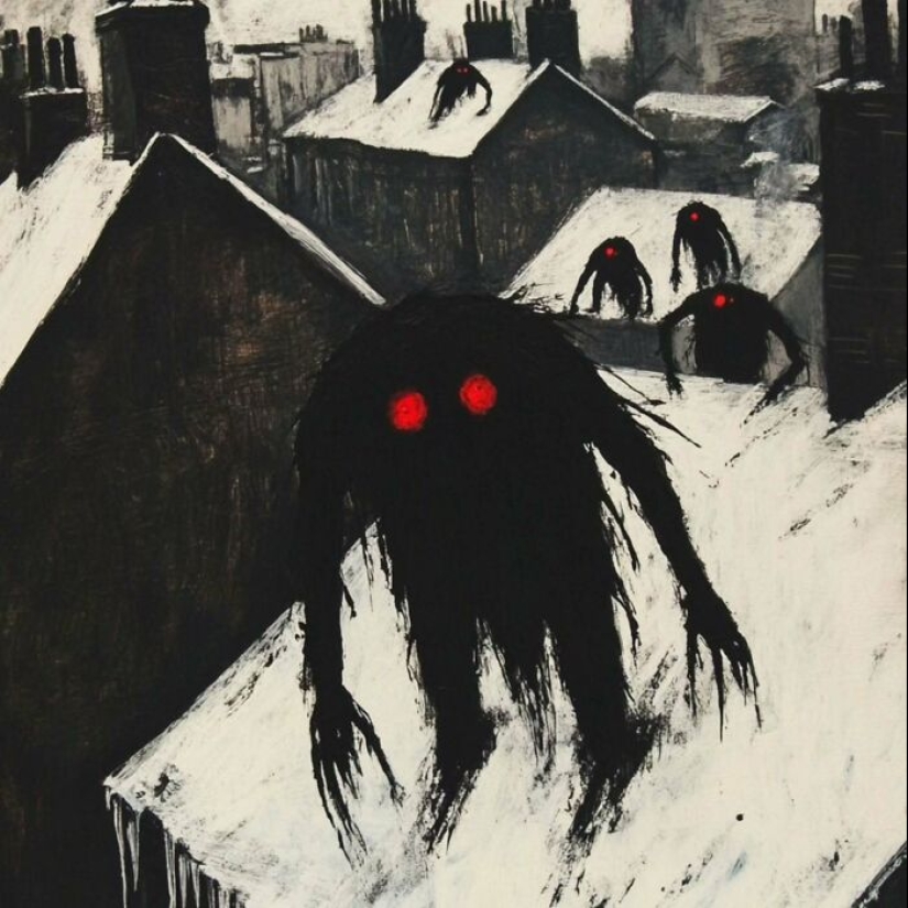Artist Paints Dark And Creepy Scenes Inspired By Industrial Decay And Folklore
