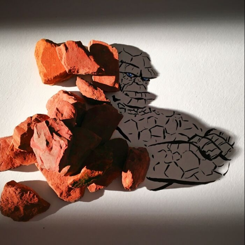 Artist Transforms Shadows Of Everyday Objects Into Illustrations Artist Transforms Shadows Of Everyday Objects Into Illustrations