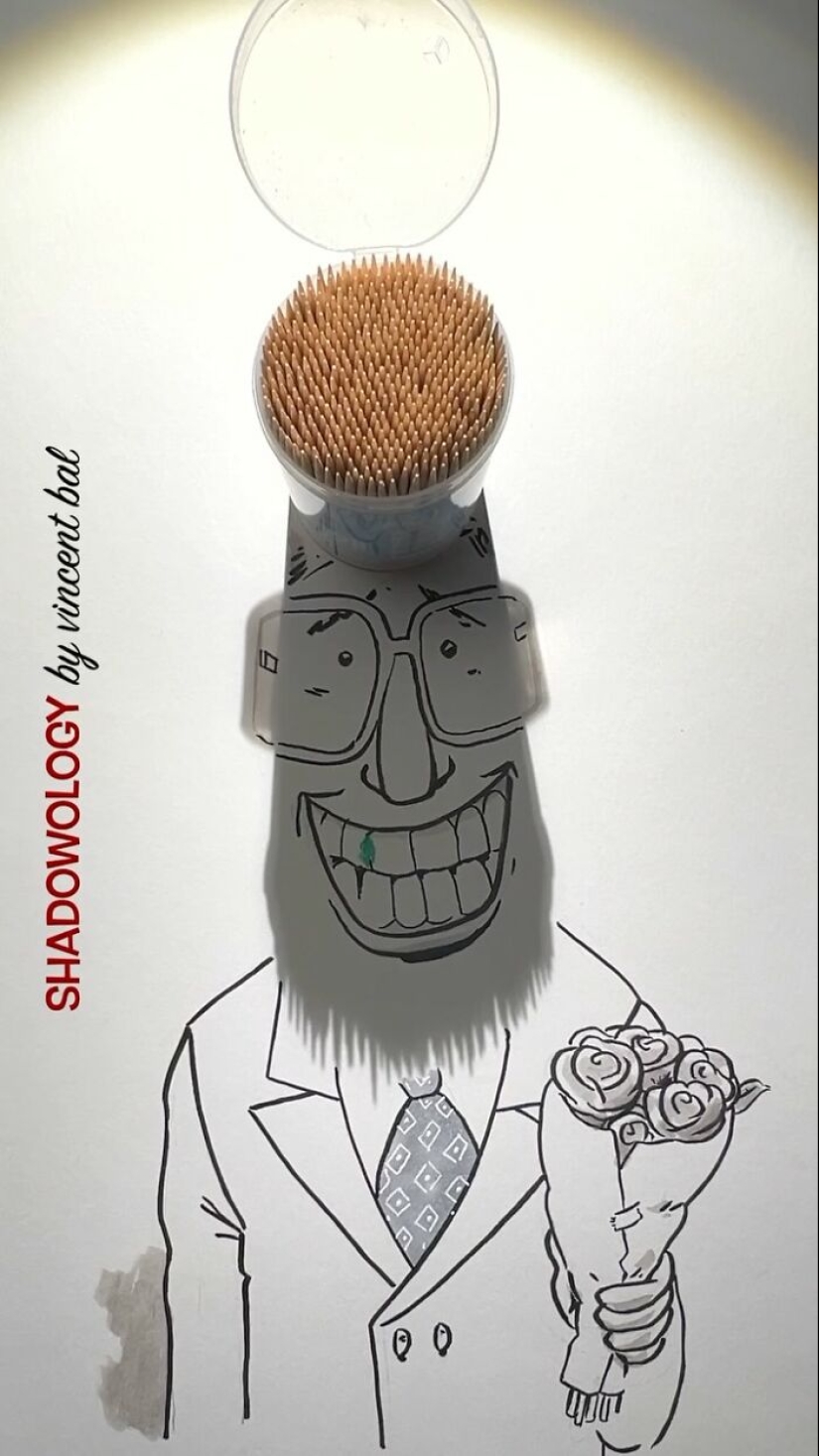 Artist Transforms Shadows Of Everyday Objects Into Illustrations Artist Transforms Shadows Of Everyday Objects Into Illustrations