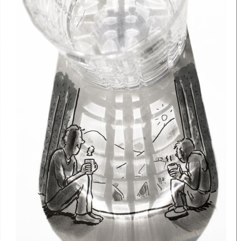 Artist Transforms Shadows Of Everyday Objects Into Illustrations Artist Transforms Shadows Of Everyday Objects Into Illustrations