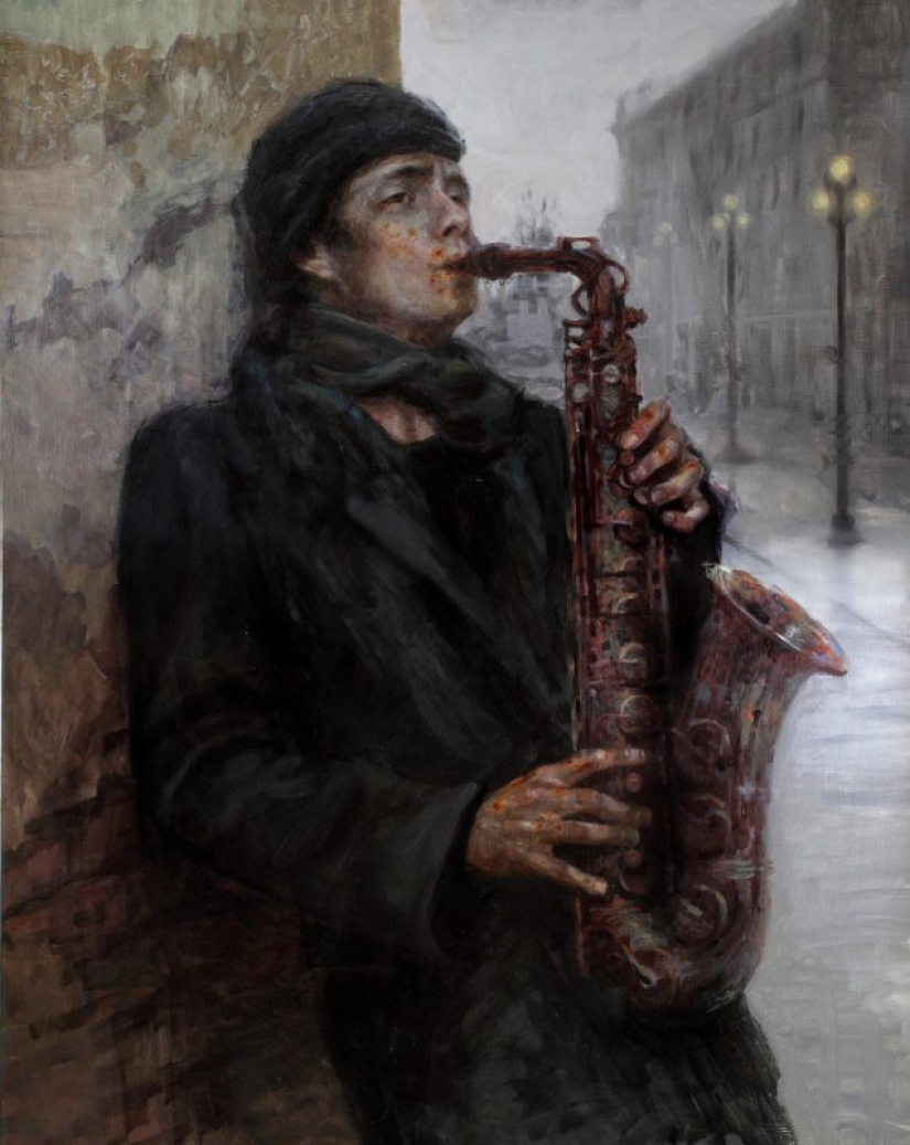 Artista Andrey Shatilov: analógico el Creador de la era digital