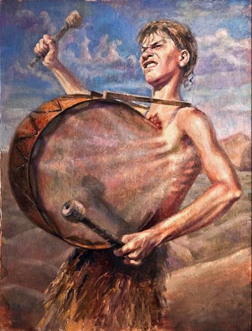 Artista Andrey Shatilov: analógico el Creador de la era digital