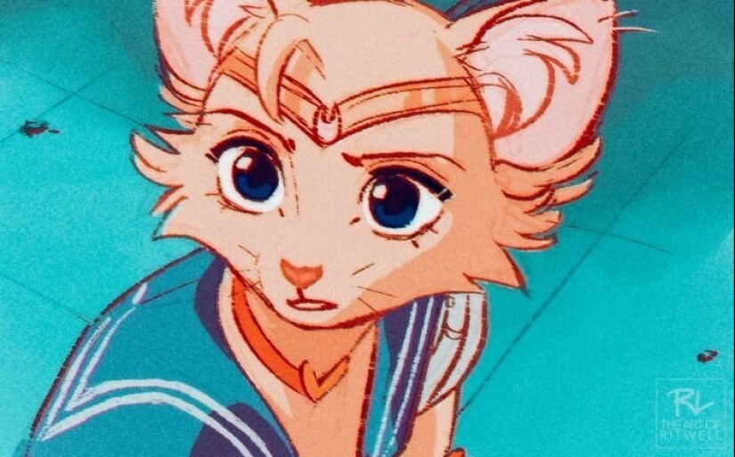 Artistas ilustradores decidió tomar una nueva mirada a Sailor moon