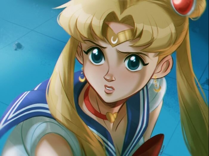 Artistas ilustradores decidió tomar una nueva mirada a Sailor moon
