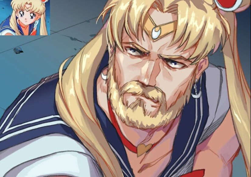 Artistas ilustradores decidió tomar una nueva mirada a Sailor moon